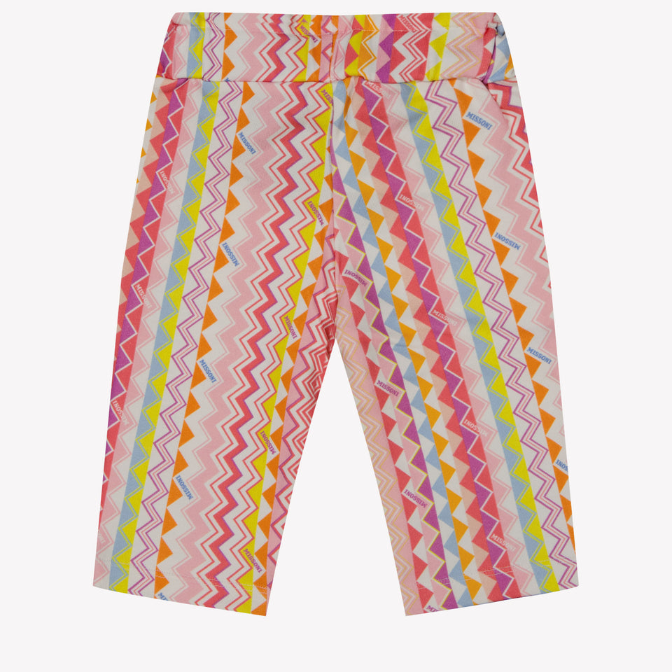 Missoni Baby Girls Trousers In Pink