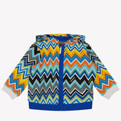 Missoni Baby Jongens Vest In Cobalt Blauw