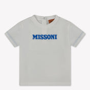 Missoni Baby Jongens T-Shirt In Wit