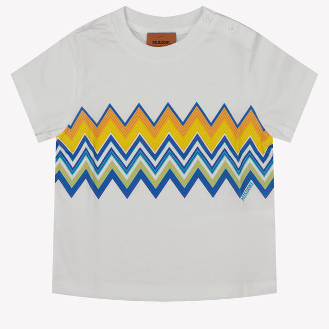 Missoni Baby Boys T-Shirt in White