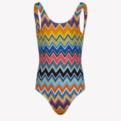 Missoni Kids Girls Swimwear In Fuchsia