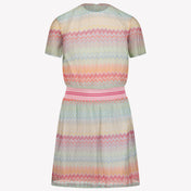 Missoni Kinder Meisjes Jurk In Roze