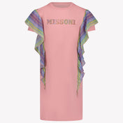 Missoni Kinder Meisjes Jurk In Licht Roze