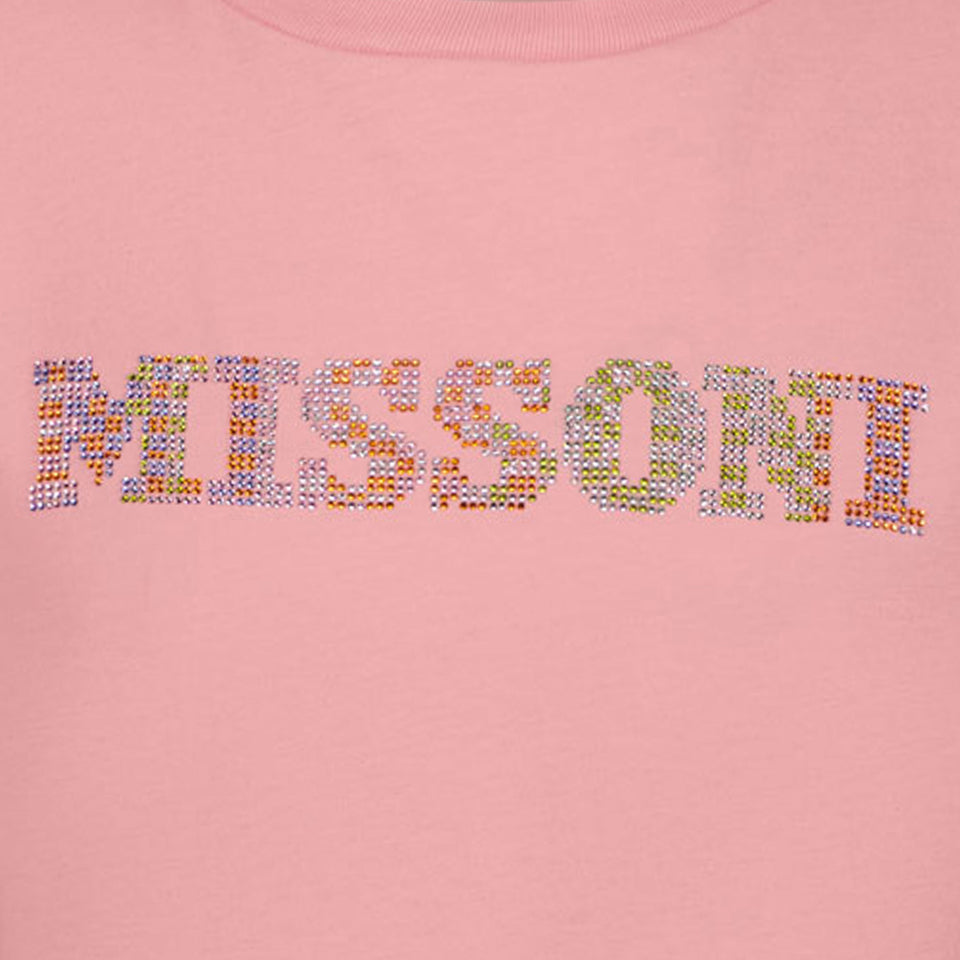 Missoni Kinder Meisjes Jurk In Licht Roze