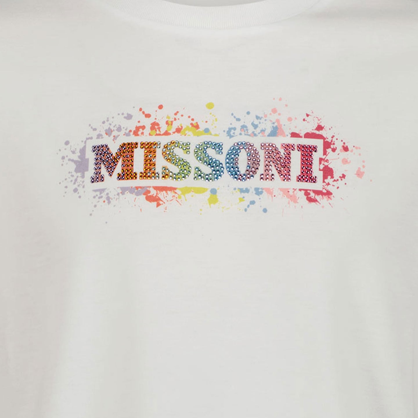 Missoni Kinder Meisjes T-Shirt In Wit