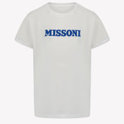 Missoni Kinder Jongens T-Shirt In Wit