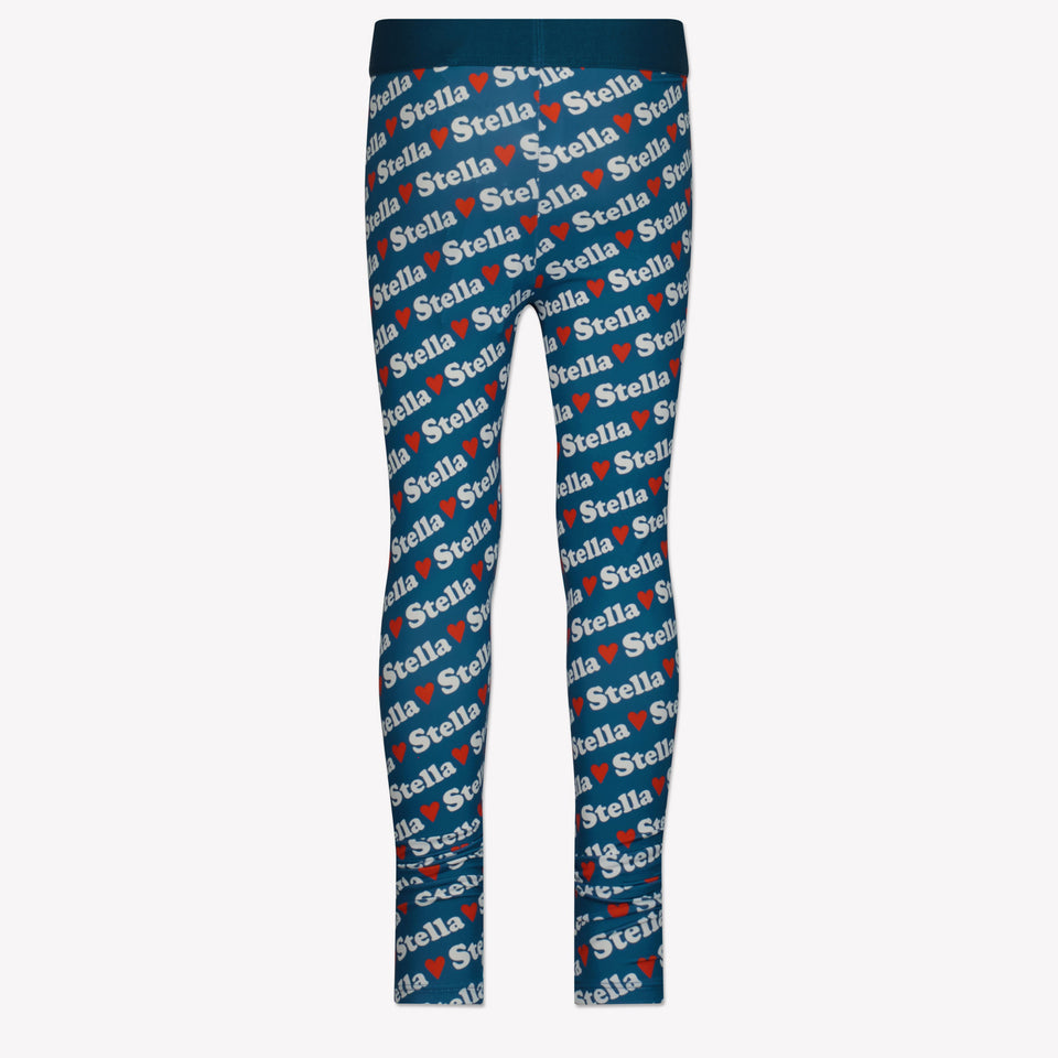 Stella McCartney Kids Girls in Leggings Blue