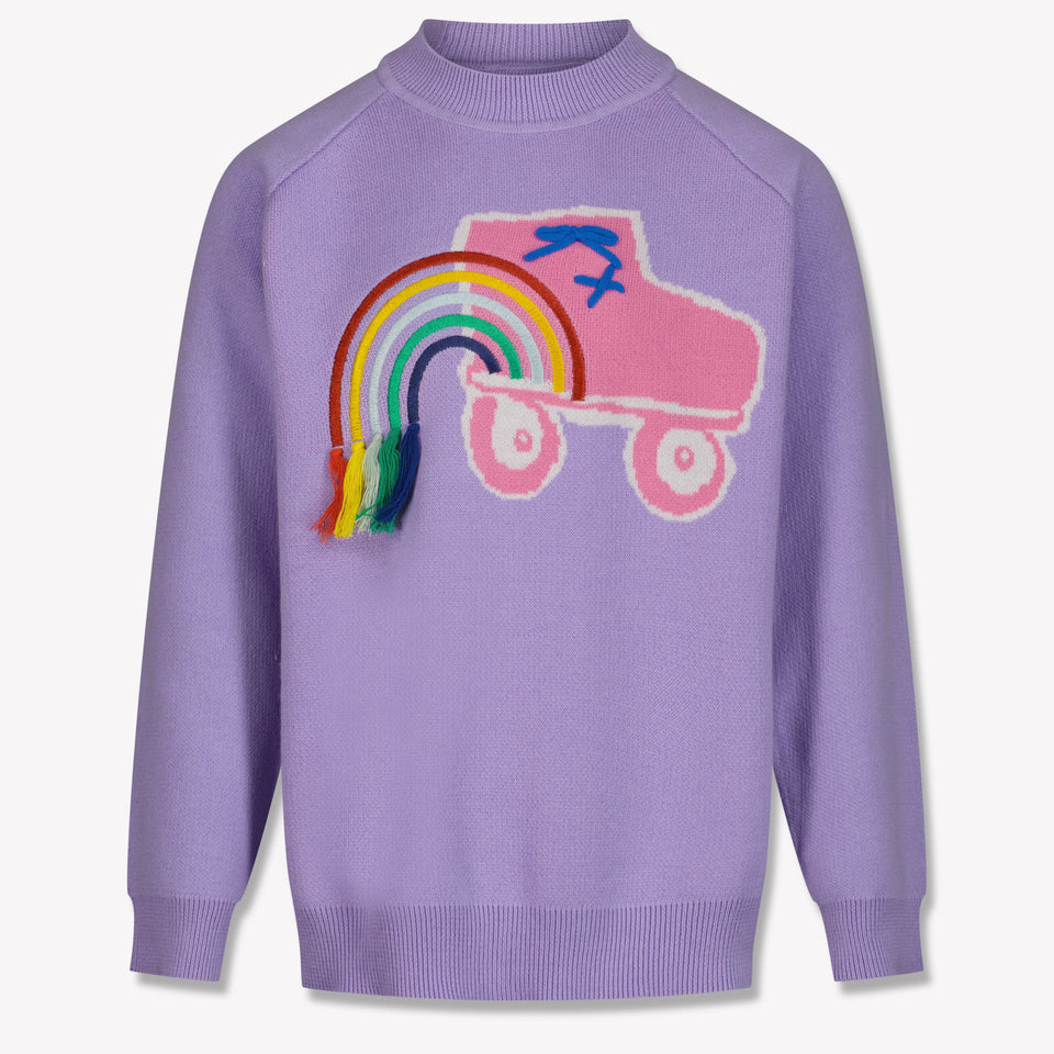 Stella McCartney Kids Girls Sweater Lilac