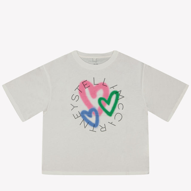 Stella McCartney Kids Girls in T-Shirt White