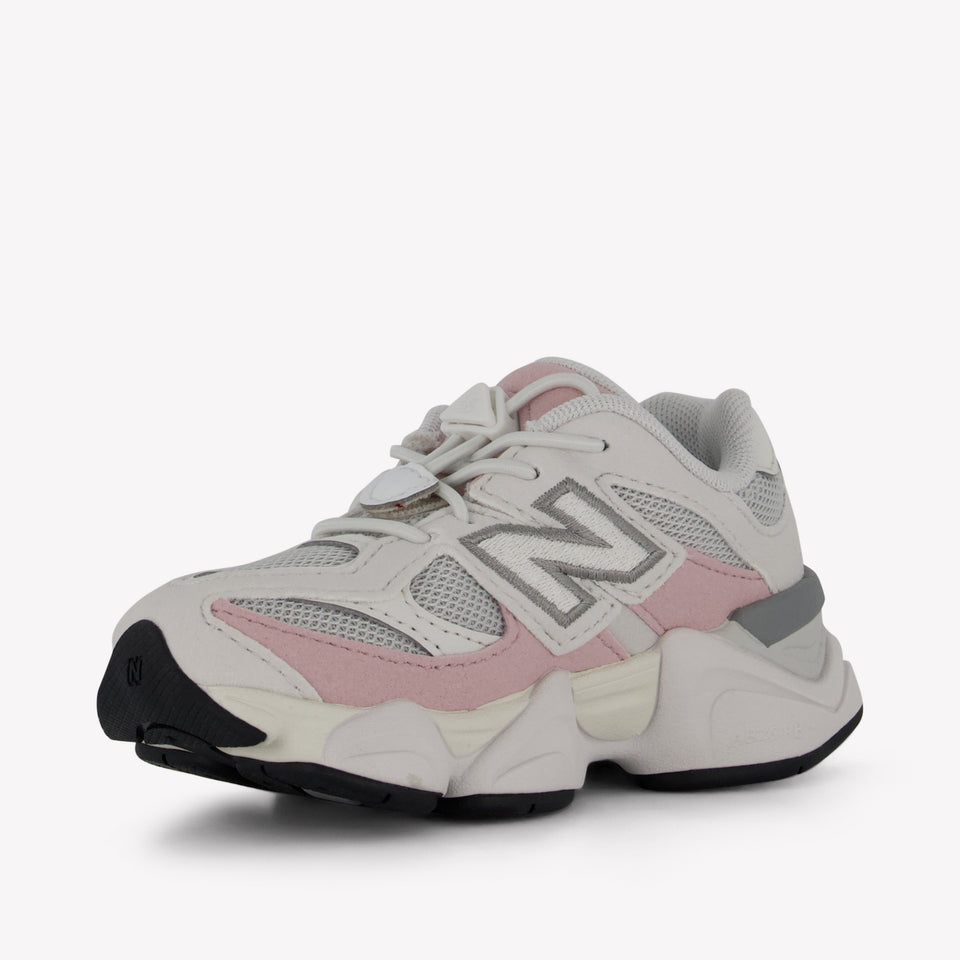 New Balance 9060 Meisjes Sneakers In Licht Roze