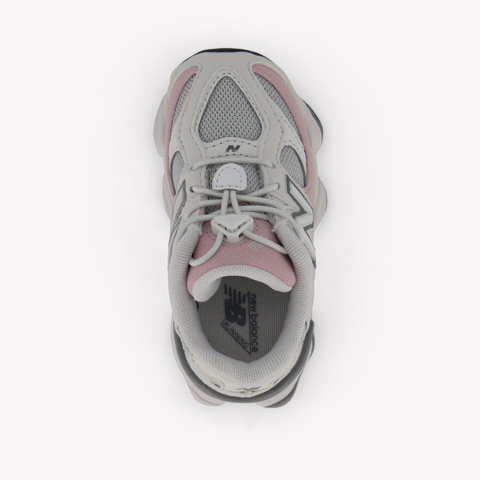 New Balance 9060 Meisjes Sneakers In Licht Roze