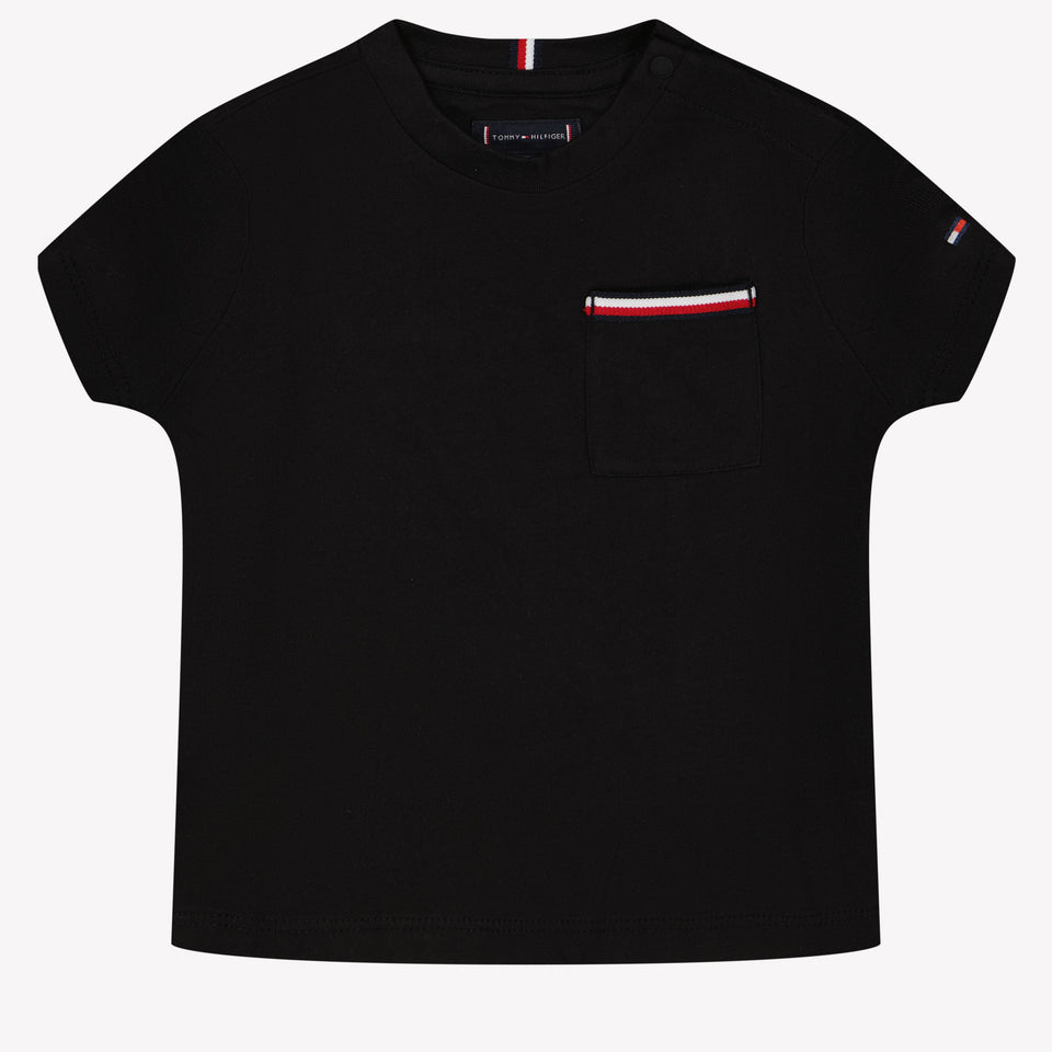 Tommy Hilfiger Baby Jongens T-Shirt In Zwart