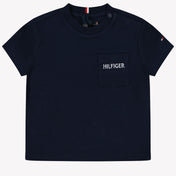 Tommy Hilfiger Baby Jongens T-Shirt In Navy