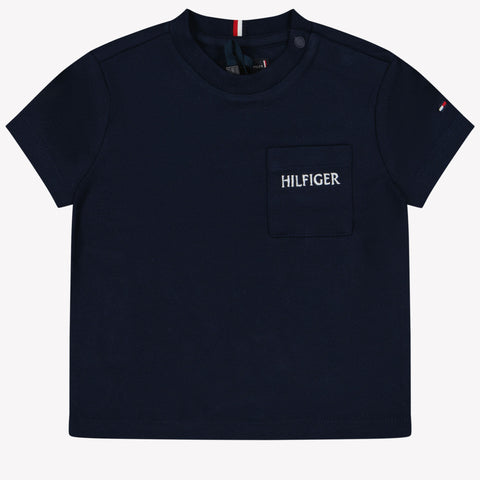 Tommy Hilfiger Baby Boys T-Shirt in Navy