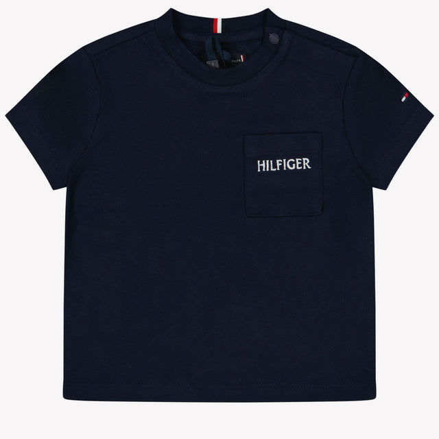 Tommy Hilfiger Baby Boys T-Shirt in Navy