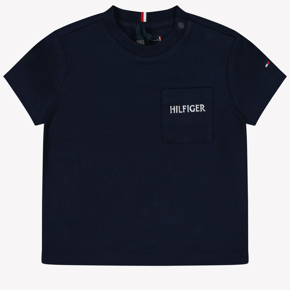 Tommy Hilfiger Baby Jongens T-Shirt In Navy