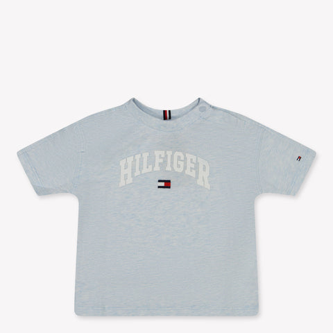 Tommy Hilfiger Baby Jongens T-Shirt In Licht Blauw