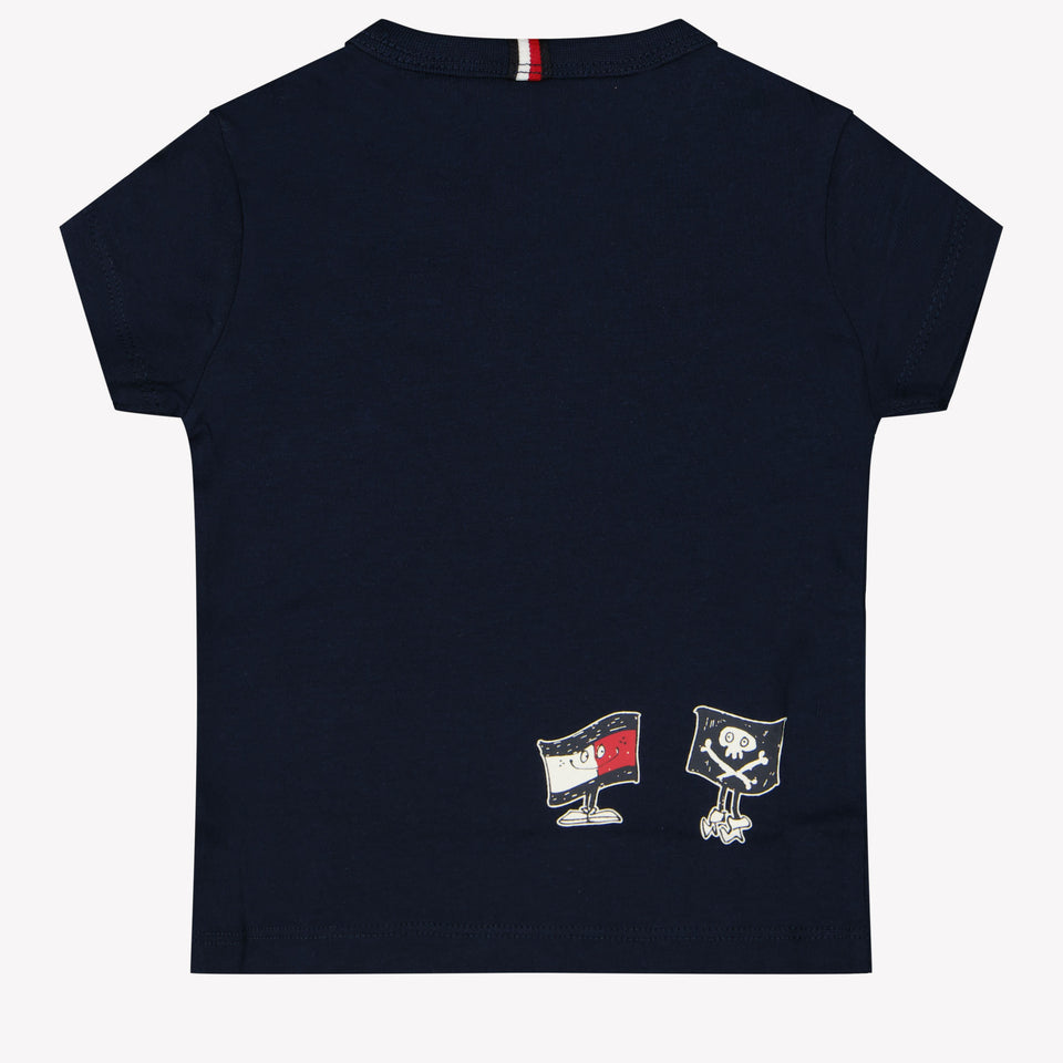 Tommy Hilfiger Baby Jongens T-Shirt In Navy