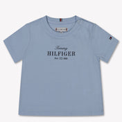 Tommy Hilfiger Baby Girls T-Shirt in Light Blue