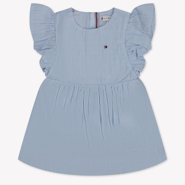 Tommy Hilfiger Baby Girls Dress In Light Blue