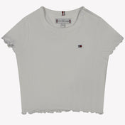 Tommy Hilfiger Baby Meisjes T-Shirt In Wit