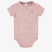 Tommy Hilfiger Baby Girls Bodper In Pink