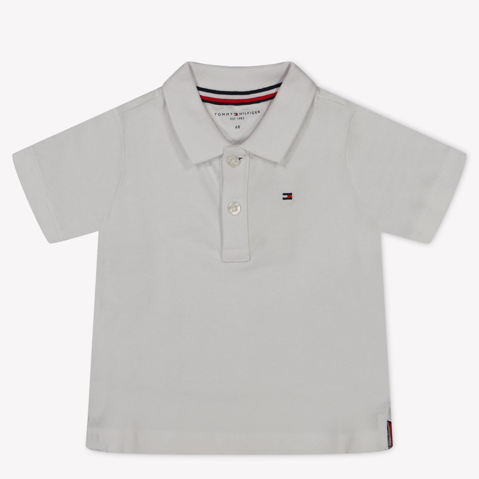 Tommy Hilfiger Baby Jongens Polo In Wit