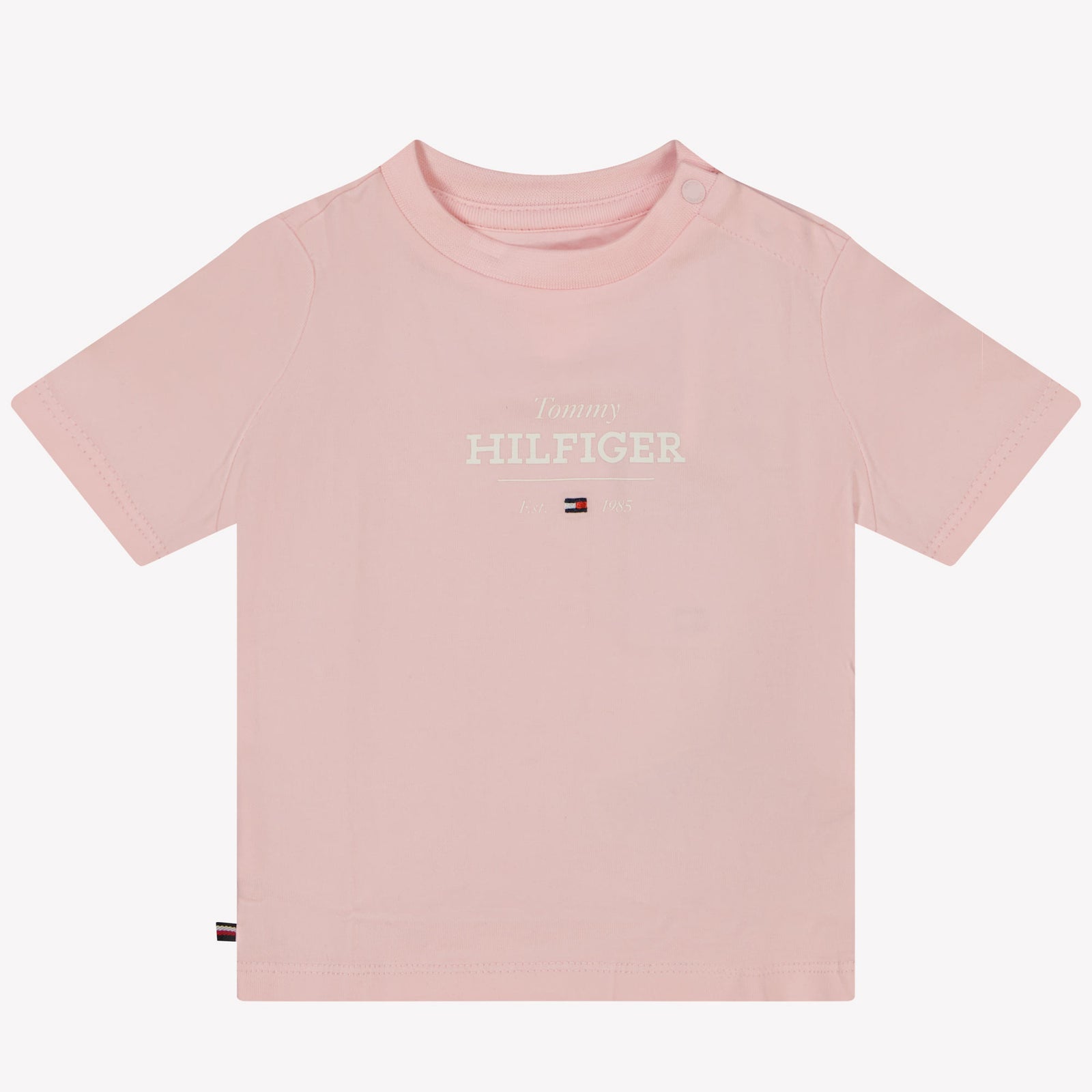 Tommy Hilfiger Baby Unisex T-Shirt In Roze