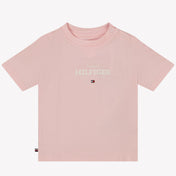 Tommy Hilfiger Baby Unisex T-Shirt In Roze