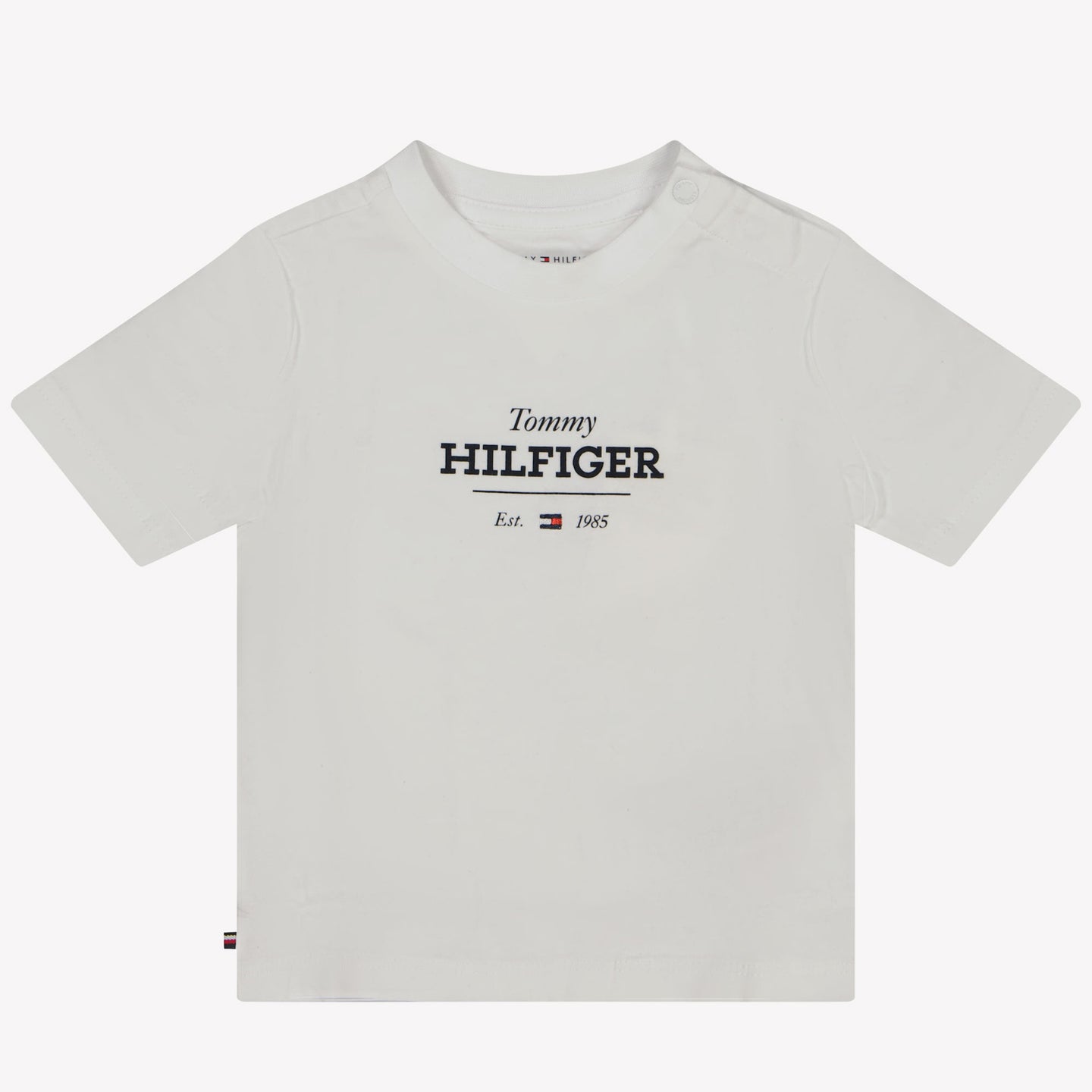 Tommy Hilfiger Baby Unisex T-Shirt In Wit