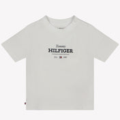 Tommy Hilfiger Baby Unisex T-Shirt In Wit