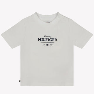 Tommy Hilfiger Baby Unisex T-Shirt in White