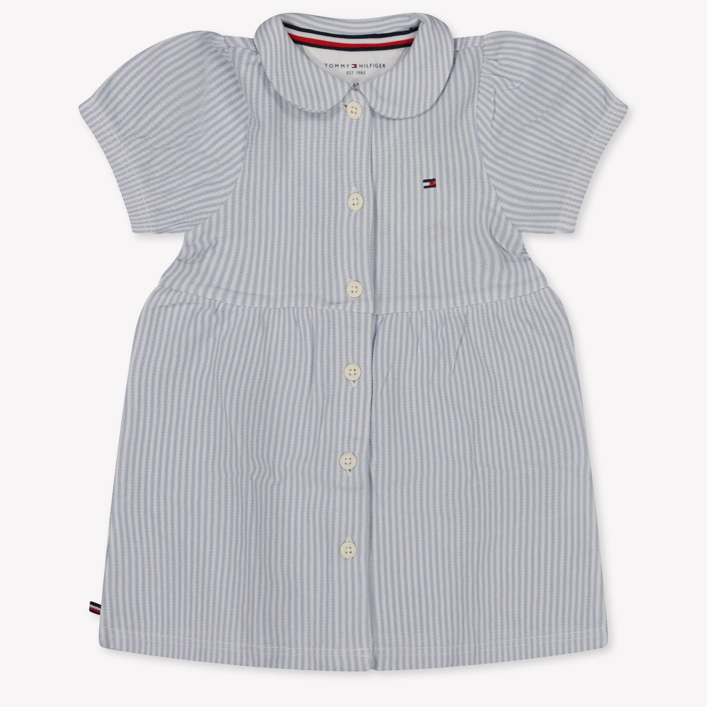 Tommy Hilfiger Baby Meisjes Jurk In Licht Blauw