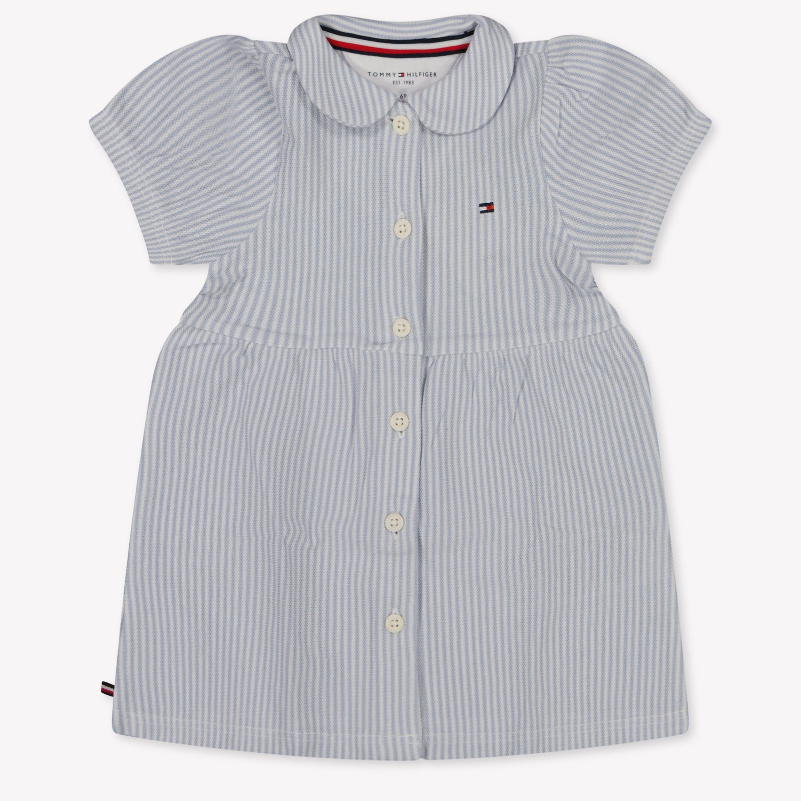 Tommy Hilfiger Baby Girls Dress In Light Blue