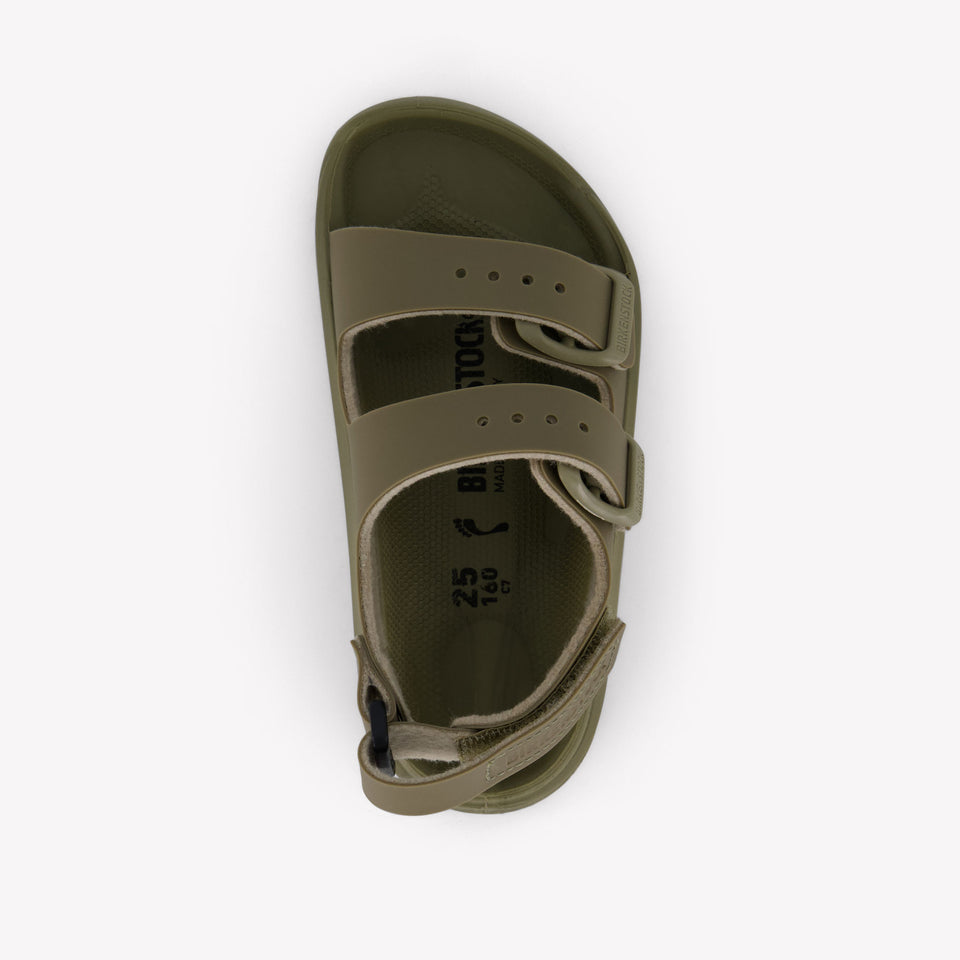 Birkenstock Mogami Jongens Sandalen In Khaki