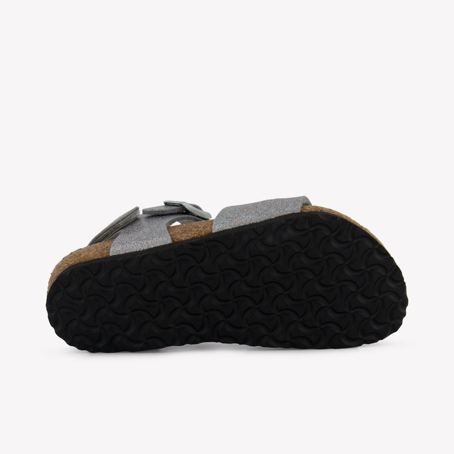 Birkenstock Girls Sandals  Silver