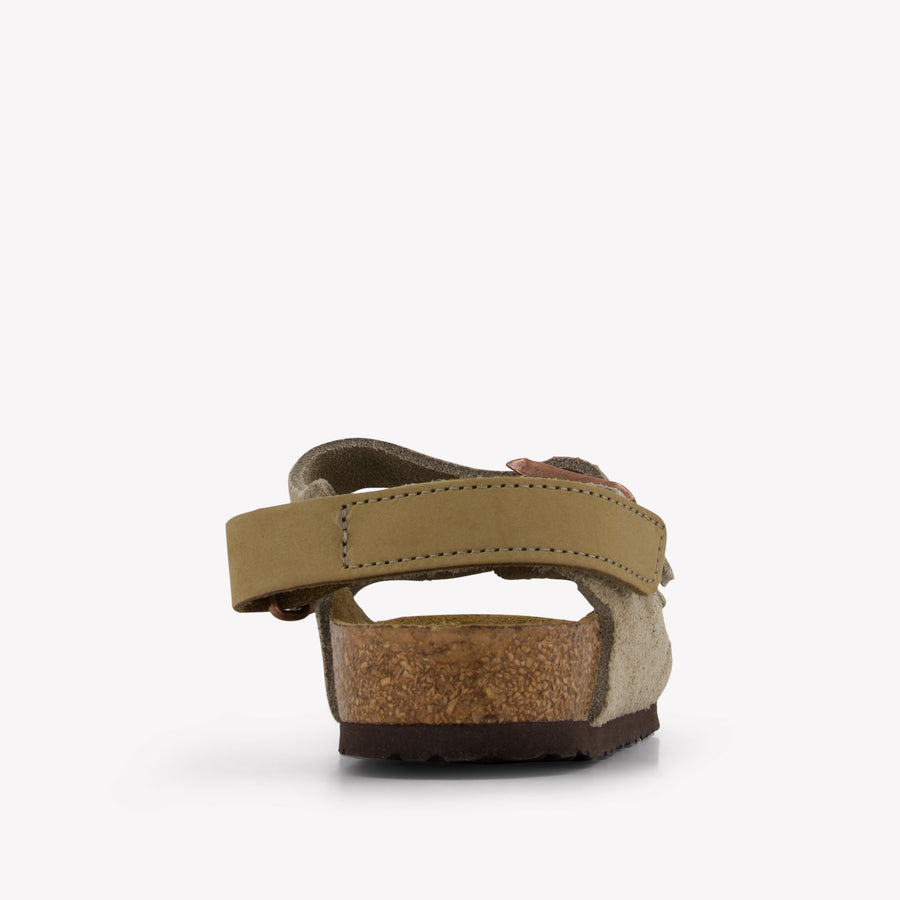 Birkenstock Unisex Sandalen In Taupe