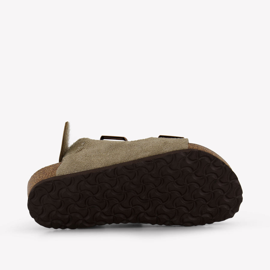 Birkenstock Unisex Sandalen In Taupe