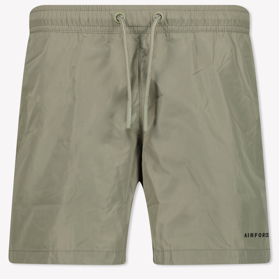 Airforce Kids Boys Swimwear In Olive Green