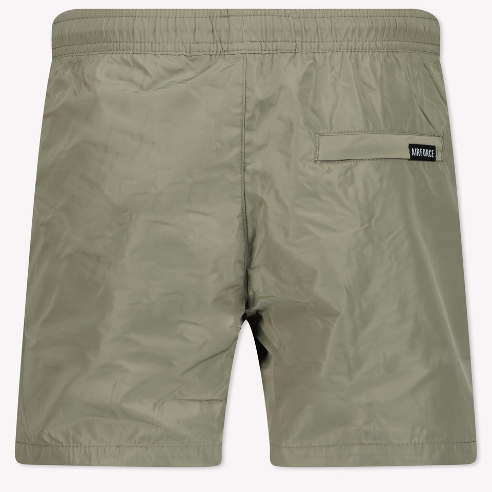 Airforce Kids Boys Swimwear In Olive Green