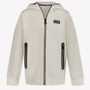 EA7 Kids Boys Cardigan in OffWhite