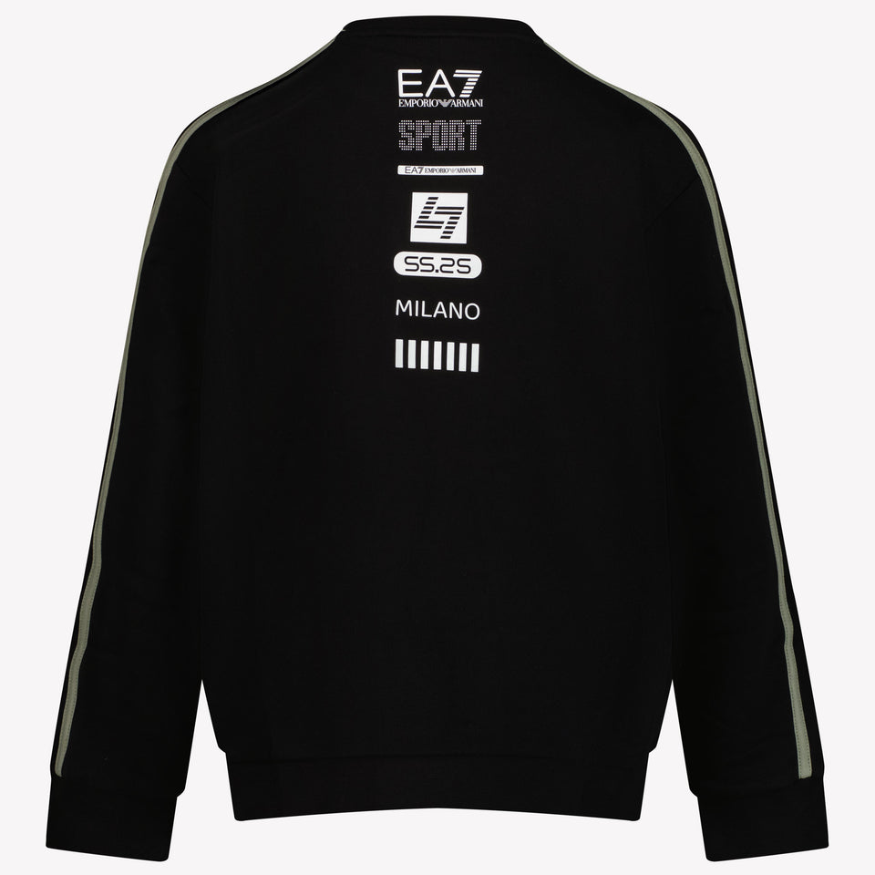 EA7 Kids Boys Sweater In Black