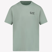 EA7 Kids Boys T-Shirt in Light Green