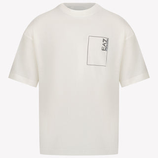 EA7 Kids Boys T-Shirt in White