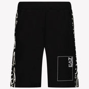 EA7 Kids Boys Shorts In Black