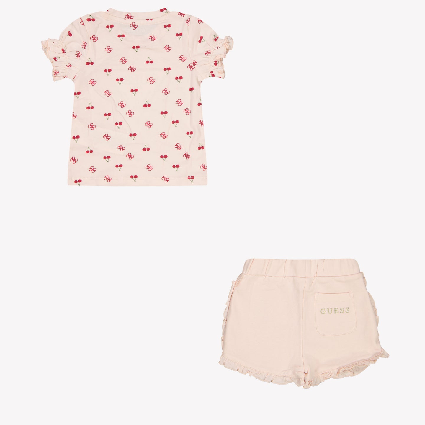 Guess Baby Meisjes Setje In Licht Roze