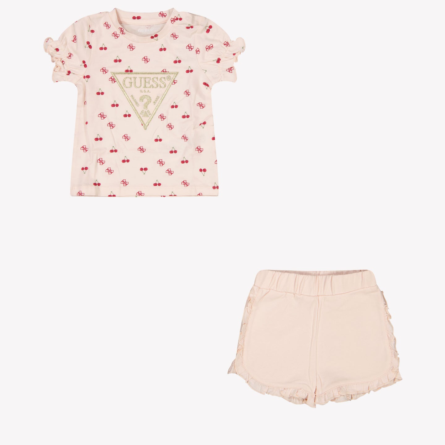 Guess Baby Meisjes Setje In Licht Roze