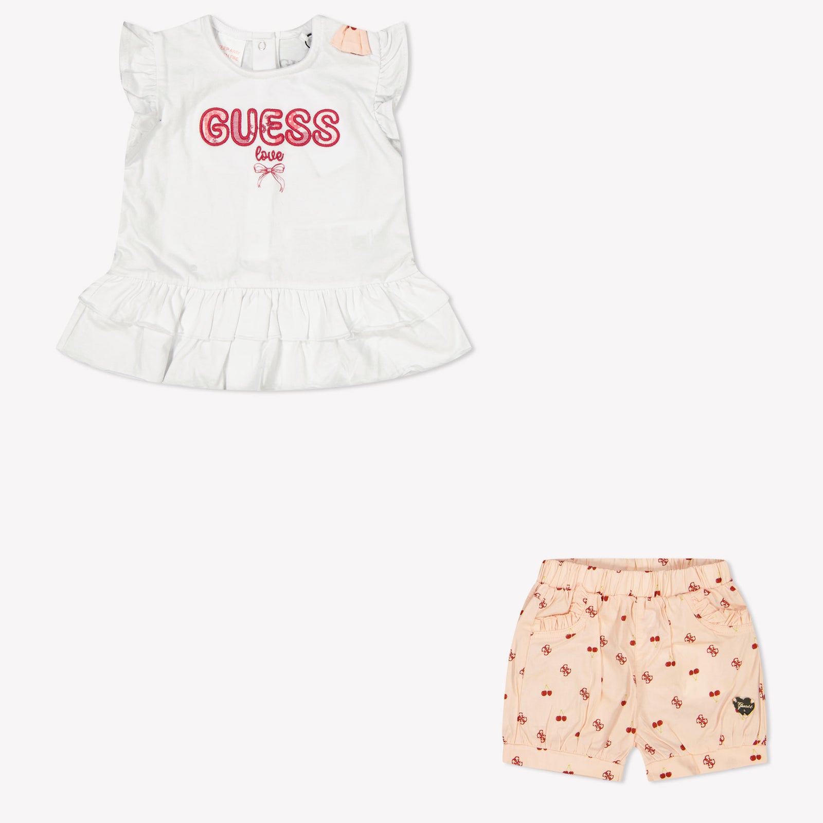 Guess Baby Meisjes Setje In Wit