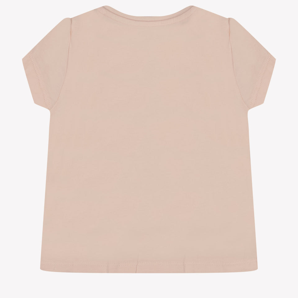 Guess Baby Meisjes T-Shirt In Licht Roze