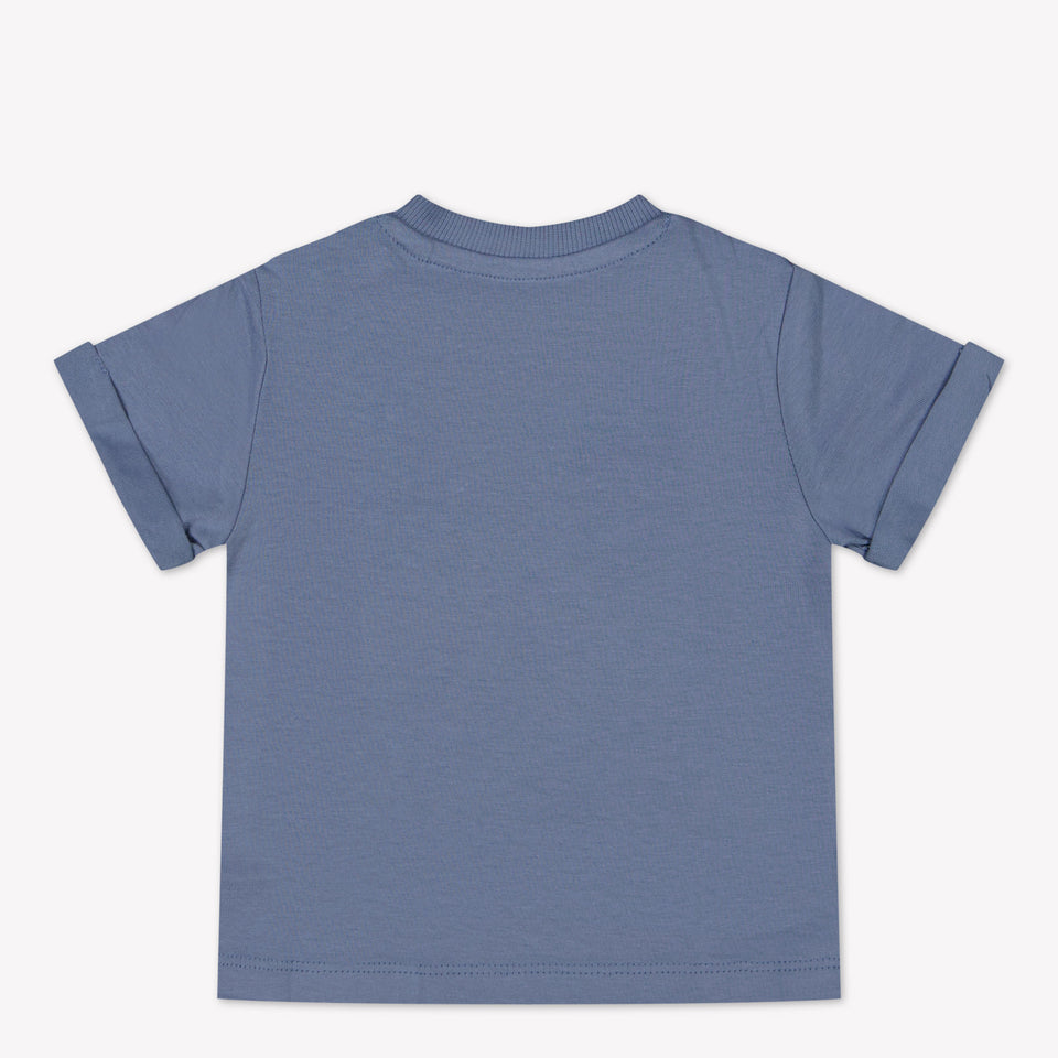 Guess Baby Jongens T-Shirt In Blauw